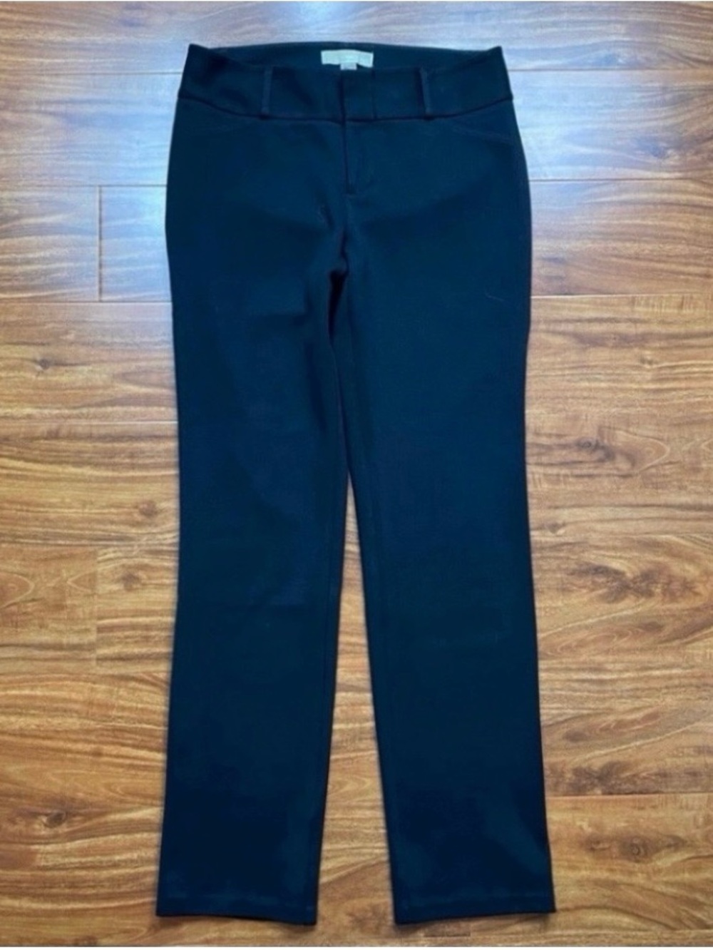 Michael Michael Kors Women Black Midrise Straight Ankle Ponte Pant Size 6 Preppy